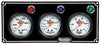 Quickcar 3 gauge Panel (checker flag or black)