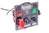 Quick Car Ignition Control Panel With Flip Switch Ignition Cover and Single Accessory Switch (checker flag or black)