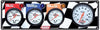 Quickcar 3 Gauge Panel with 3 1/8" Tachometer ( checker flag or black)