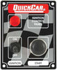 Quickcar Ignition controle panel and starter button with light (checker flag or black)