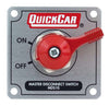 Quickcar Master Disconnect Switch With Mounting Plate (checker flag, black or silver)