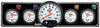 Quickcar 4 Gauge Panel wit 5" Tachometer (checker flag or black)
