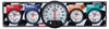 Quickcar 4 Gauge Panel wit 5" Tachometer (checker flag or black)