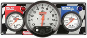 Quickcar 2 Gauge Panel with 5" Tachometer (checker flag or black)