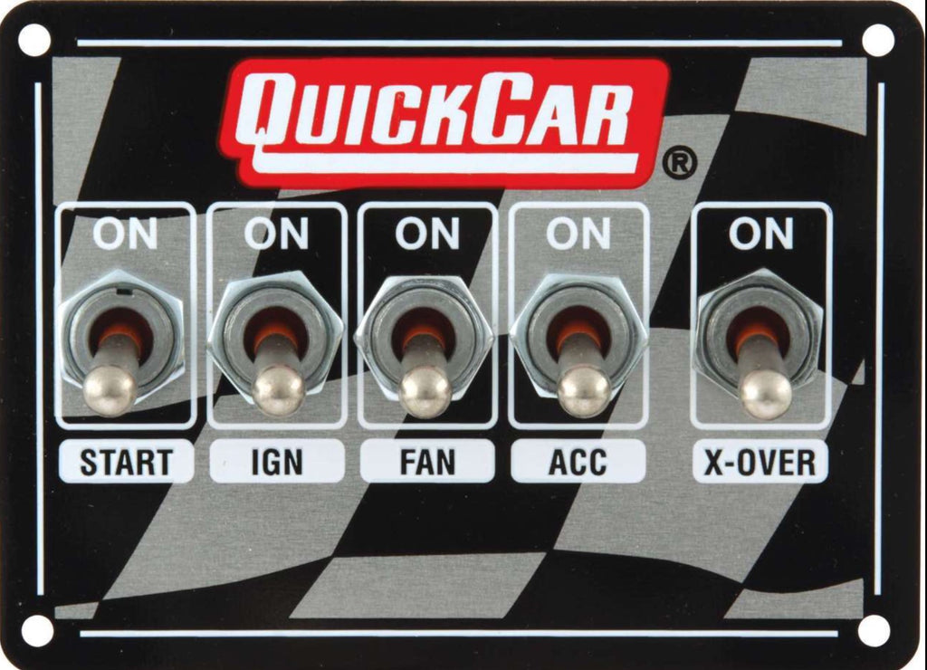 Copy of Quickcar Weatherproof Ignition Control Panels With Three Accessory Switches Flag Panel