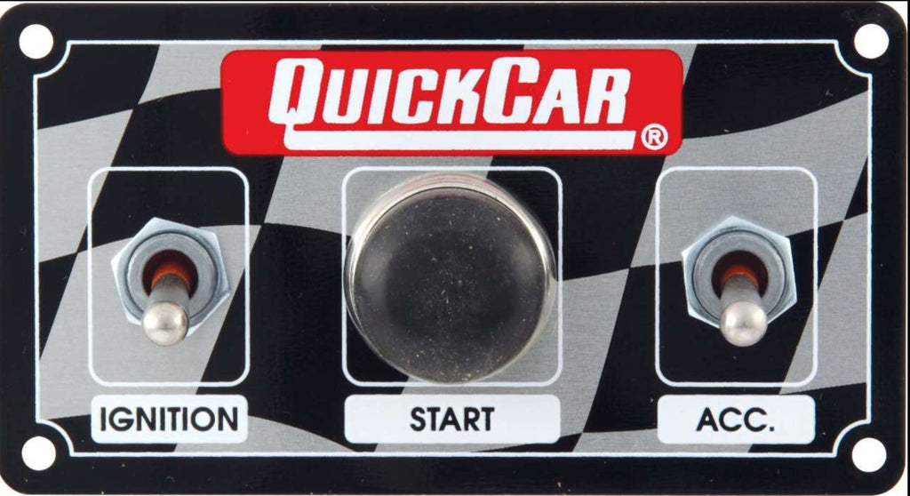 Quickcar Ignition Control Panels With 1 Accessory Switch
