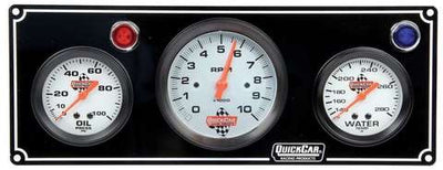 Quickcar 2 Gauge Panel with 3 3/8