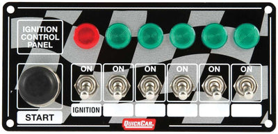 Ignition Panel with 6 Toggles and Lights