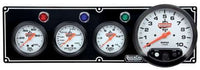 Quickcar 3 Gauge Panel with 5" Tachometer (checker flag or black)