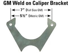 Brake Caliper Brackets -Weld on and Caliper Bolts
