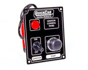 Quickcar Ignition controle panel and starter button with light (checker flag or black)