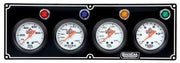 Quickcar 4 gauge panel (checker flag or black)