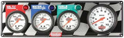 Quickcar 3 Gauge Panel with 3 1/8" Tachometer ( checker flag or black)