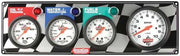 Quickcar 3 Gauge Panel with 3 1/8" Tachometer ( checker flag or black)